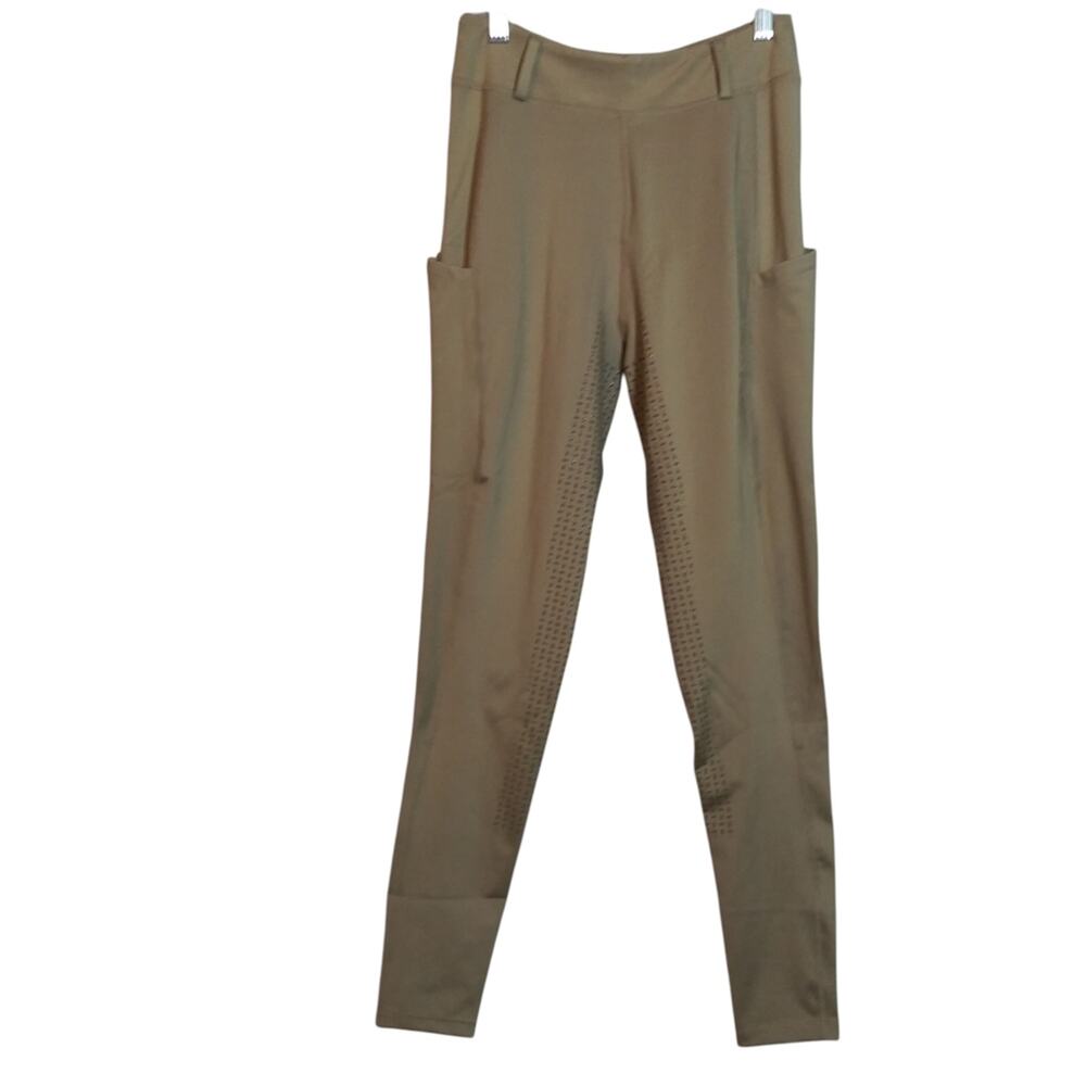 Turnhier Riding  Training Breeches Pants with Silicone Grip Khaki Size Small